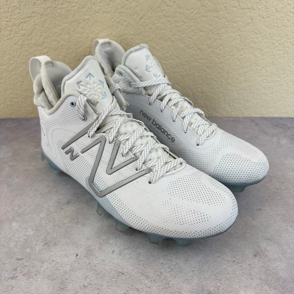 New Balance FreezeLX v4 Lacrosse Cleats Mens Size 11.5 White Polar Blue